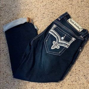 Crop Rock Revival Jeans
